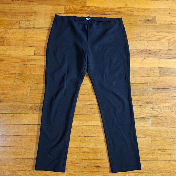Eileen Fisher Pants - Eileen Fisher Petite Black Ponte Pants Large